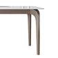 Mid-Century Dinette Table Rectangle Stone Dining Table in White Clearhalo 'Dining Tables & Seating' 'Dining Tables' 'dining_table' 'furn' 'furn_dining_table' 'Furniture' 'Kitchen & Dining Furniture' 6796349