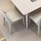 Mesa de comedor blanca Mesa de comedor de piedra sinterizada para cocina