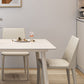 Mesa de comedor blanca Mesa de comedor de piedra sinterizada para cocina