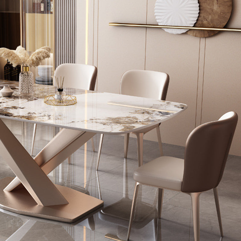 Simplicity Pedestal Casual Dining Table Dining Room Kitchen Table Clearhalo 'Dining Tables & Seating' 'Dining Tables' 'dining_table' 'furn' 'furn_dining_table' 'Furniture' 'Kitchen & Dining Furniture' 6796377