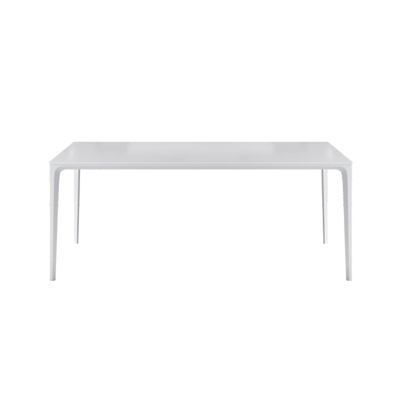 Industrial Dining Room Table Rectangle Stone Dinette Table for Home Clearhalo 'Dining Tables & Seating' 'Dining Tables' 'dining_table' 'furn' 'furn_dining_table' 'Furniture' 'Kitchen & Dining Furniture' 6796430