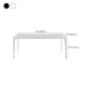 Industrial Dining Room Table Rectangle Stone Dinette Table for Home Clearhalo 'Dining Tables & Seating' 'Dining Tables' 'dining_table' 'furn' 'furn_dining_table' 'Furniture' 'Kitchen & Dining Furniture' 6796439