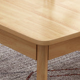 Rubberwood Dining Table Modern Rectangle Dining Table for Kitchen Clearhalo 'Dining Tables & Seating' 'Dining Tables' 'dining_table' 'furn' 'furn_dining_table' 'Furniture' 'Kitchen & Dining Furniture' 6796473