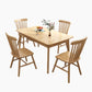Rubberwood Dining Table Modern Rectangle Dining Table for Kitchen Natural Without Chairs Clearhalo 'Dining Tables & Seating' 'Dining Tables' 'dining_table' 'furn' 'furn_dining_table' 'Furniture' 'Kitchen & Dining Furniture' 6796475