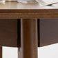 Table à manger ronde en bois massif d'hévéa, pour salle à manger