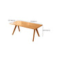 Solid Wood Dining Room Table 4 Legs Dining Table for Kitchen