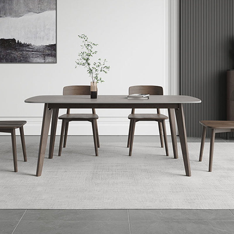 Modern Style Furniture Rectangle Stone Dining Room Table for Home