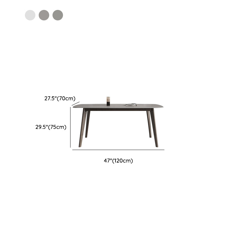 Modern Style Furniture Rectangle Stone Dining Room Table for Home