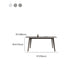 Modern Style Furniture Rectangle Stone Dining Room Table for Home