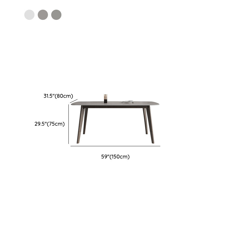 Modern Style Furniture Rectangle Stone Dining Room Table for Home