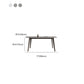 Modern Style Furniture Rectangle Stone Dining Room Table for Home