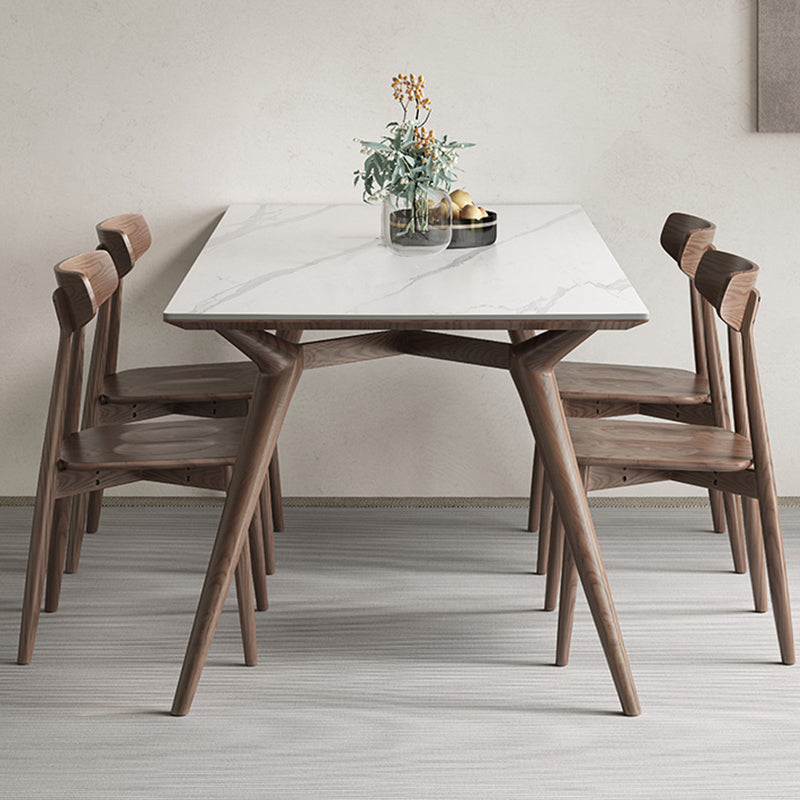 Moderne stijl meubels rechthoek stenen eetkamertafel voor keuken