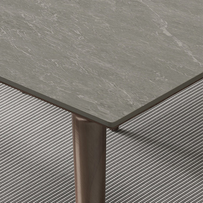 Moderne stijl meubels rechthoek stenen eetkamertafel voor keuken