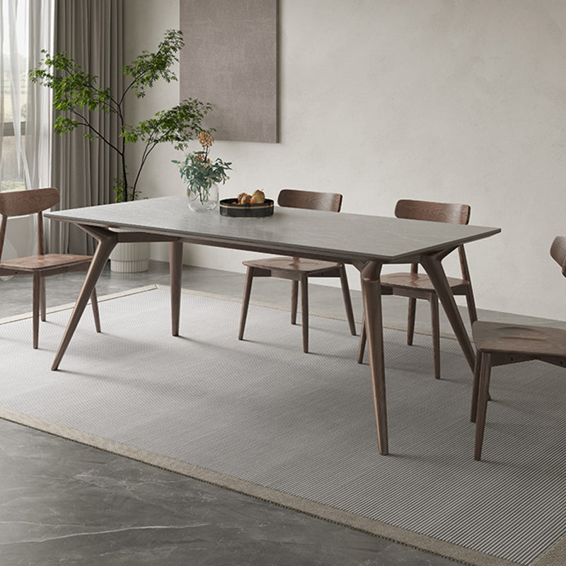 Moderne stijl meubels rechthoek stenen eetkamertafel voor keuken