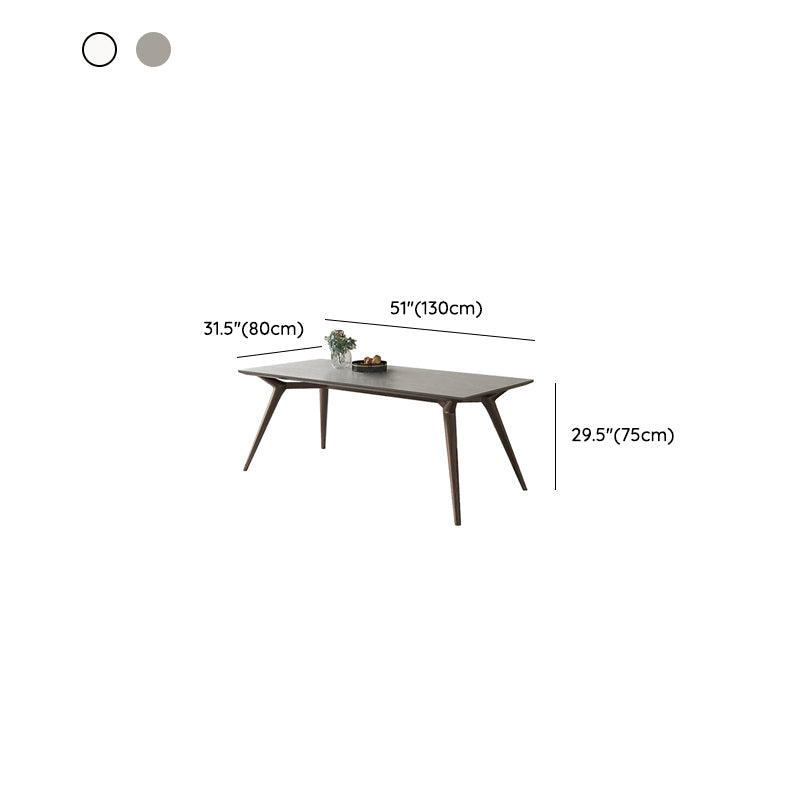 Moderne stijl meubels rechthoek stenen eetkamertafel voor keuken