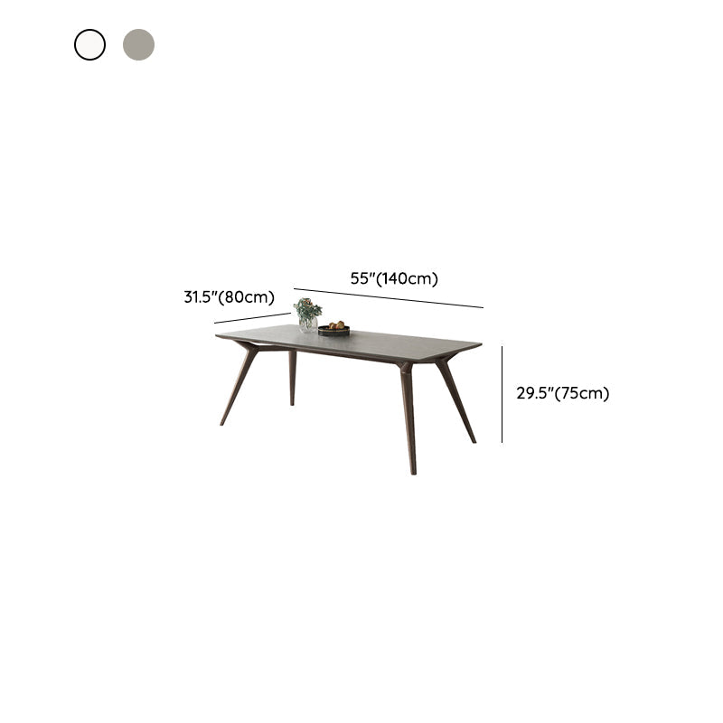 Moderne stijl meubels rechthoek stenen eetkamertafel voor keuken