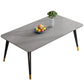 Glam Style Furniture Rectangle Stone Dining Room Table for Kitchen Clearhalo 'Dining Tables & Seating' 'Dining Tables' 'dining_table' 'furn' 'furn_dining_table' 'Furniture' 'Kitchen & Dining Furniture' 6796605