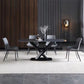 Simplicity Style Furniture Rectangle Stone Dining Room Table for Kitchen