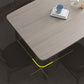 Simplicity Style Furniture Rectangle Solid Wood Dining Room Table in Brown