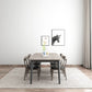 Simplicity Style Furniture Rectangle Solid Wood Dining Room Table in Brown