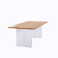 Simplicity Style Dinette Table Rectangle Solid Wood Dining Room Table in Brown Clearhalo 'Dining Tables & Seating' 'Dining Tables' 'dining_table' 'furn' 'furn_dining_table' 'Furniture' 'Kitchen & Dining Furniture' 6796784