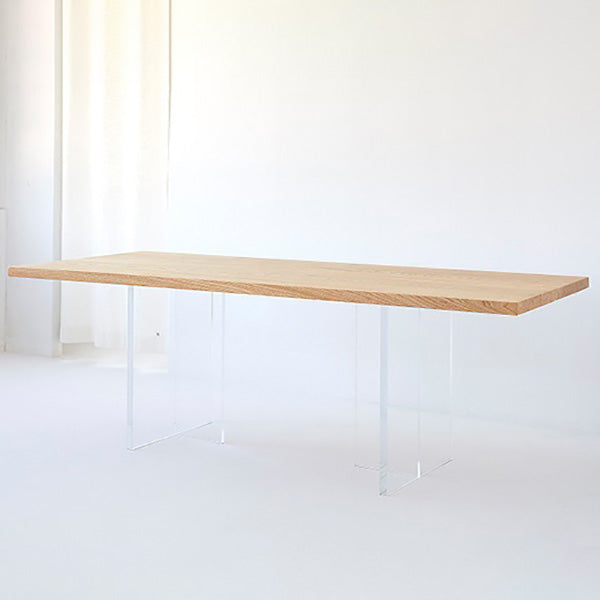 Simplicity Style Dinette Table Rectangle Solid Wood Dining Room Table in Brown Clearhalo 'Dining Tables & Seating' 'Dining Tables' 'dining_table' 'furn' 'furn_dining_table' 'Furniture' 'Kitchen & Dining Furniture' 6796787