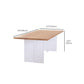 Simplicity Style Dinette Table Rectangle Solid Wood Dining Room Table in Brown Clearhalo 'Dining Tables & Seating' 'Dining Tables' 'dining_table' 'furn' 'furn_dining_table' 'Furniture' 'Kitchen & Dining Furniture' 6796792