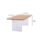 Simplicity Style Dinette Table Rectangle Solid Wood Dining Room Table in Brown Clearhalo 'Dining Tables & Seating' 'Dining Tables' 'dining_table' 'furn' 'furn_dining_table' 'Furniture' 'Kitchen & Dining Furniture' 6796793