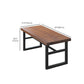 Industrial Dining Room Table Solid Wood Rectangle Dinette Table in Brown Clearhalo 'Dining Tables & Seating' 'Dining Tables' 'dining_table' 'furn' 'furn_dining_table' 'Furniture' 'Kitchen & Dining Furniture' 6796821