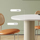 Simplicity Dinette Table Oval Stone Dining Room Table for Dining Room Clearhalo 'Dining Tables & Seating' 'Dining Tables' 'dining_table' 'furn' 'furn_dining_table' 'Furniture' 'Kitchen & Dining Furniture' 6796849