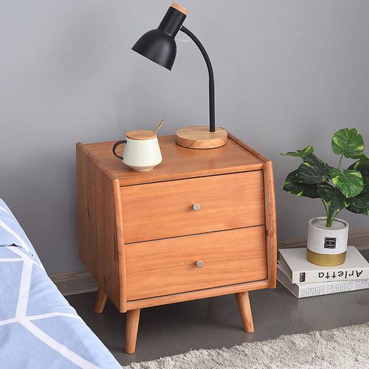 2 - Schublade Industrial Accent Table Nachttisch Antiquitäten Finish Nachttisch