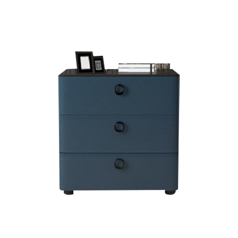 3 - Schublade zeitgenössischer Akzenttisch Nachttest antikes Finish -Bett Nachttisch