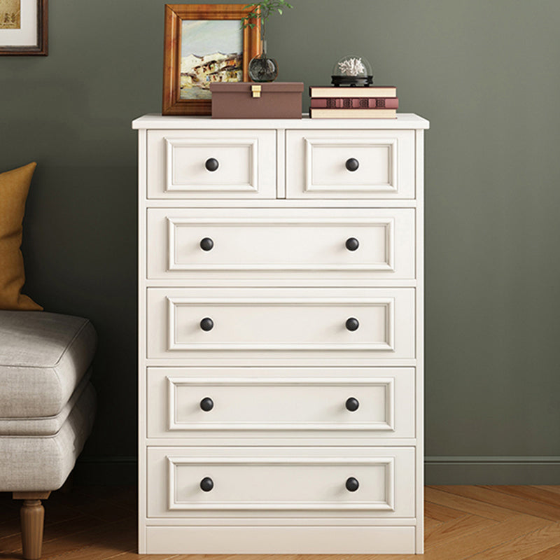 Coffre de rangement en bois vertical traditionnel américain coffre en bois pour chambre à coucher