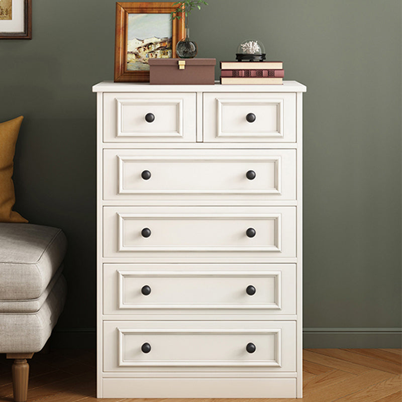 Coffre de rangement en bois vertical traditionnel américain coffre en bois pour chambre à coucher