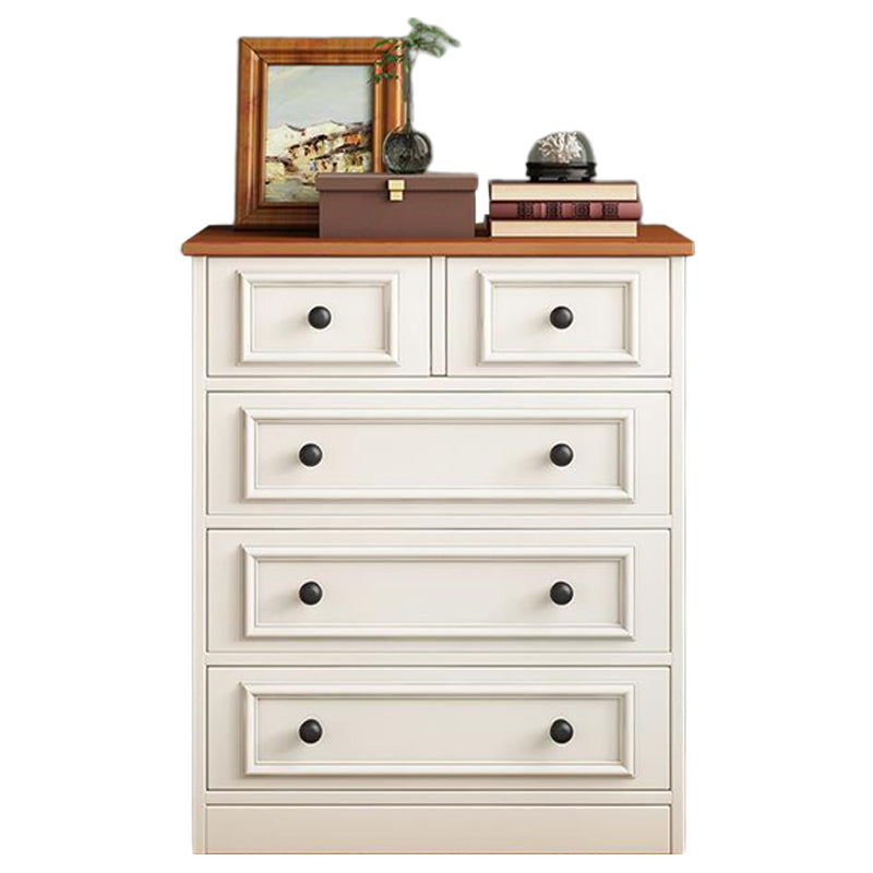 Coffre de rangement en bois vertical traditionnel américain coffre en bois pour chambre à coucher