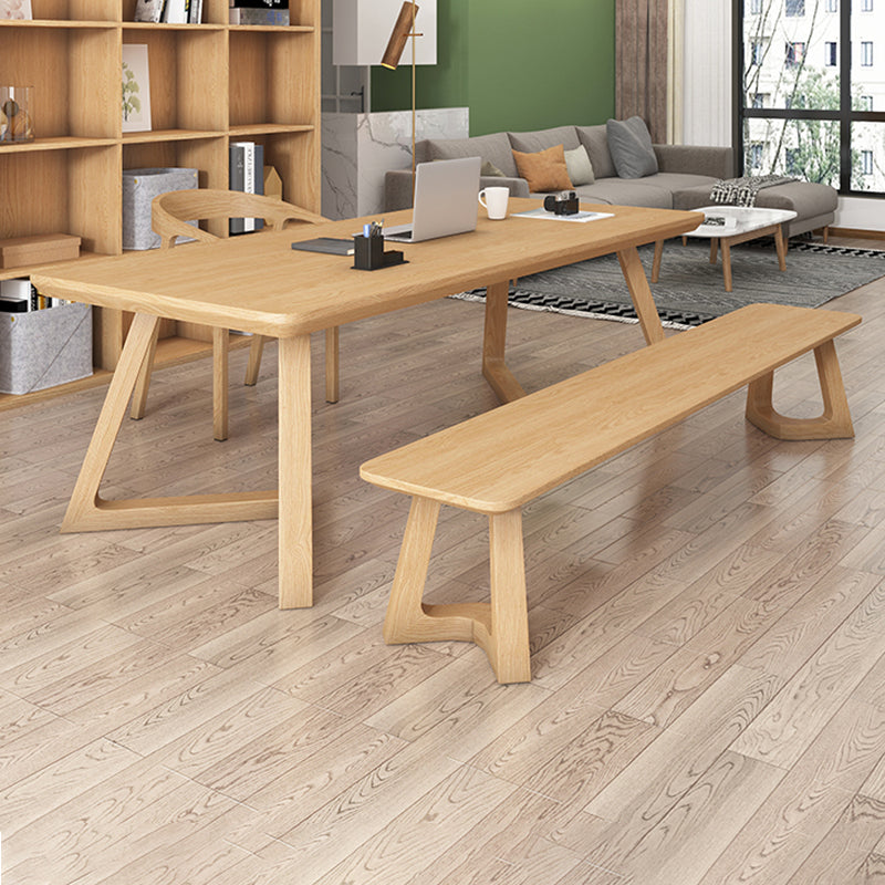 MODERNA 29.53 "Desca di ufficio alta in legno massiccio scrittura naturale