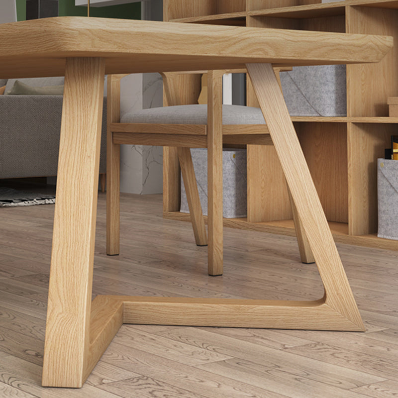 MODERNA 29.53 "Desca di ufficio alta in legno massiccio scrittura naturale