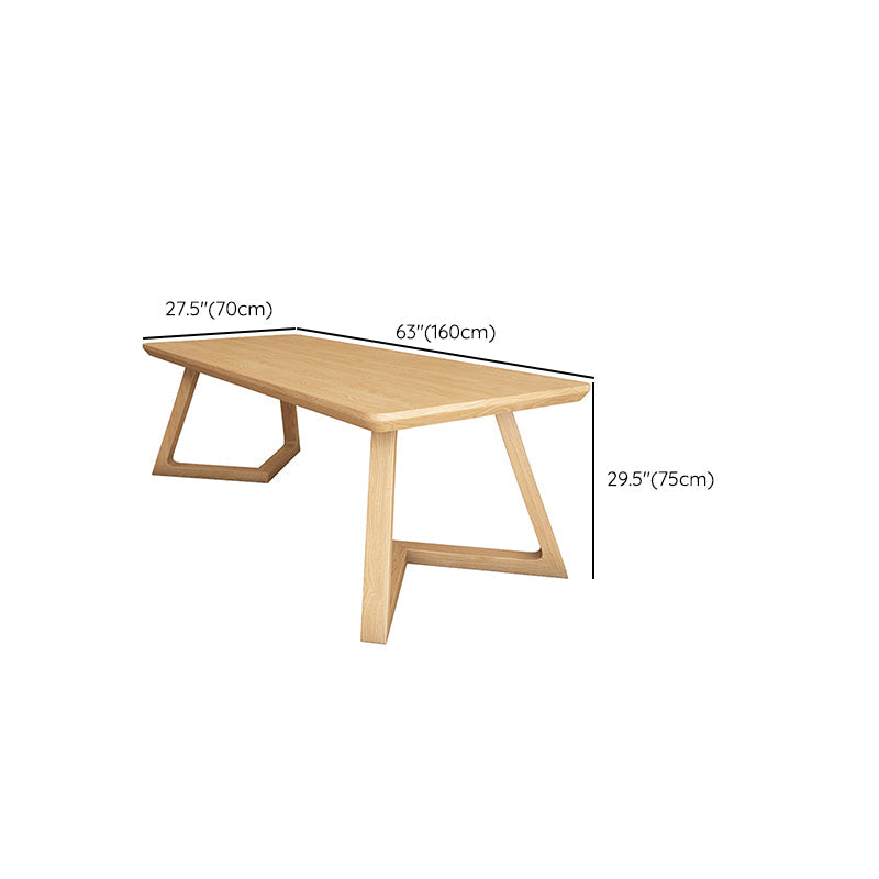 MODERNA 29.53 "Desca di ufficio alta in legno massiccio scrittura naturale