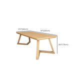 MODERNA 29.53 "Desca di ufficio alta in legno massiccio scrittura naturale