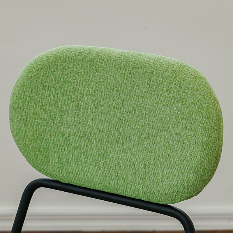 Sedia da scrivania senza braccia moderna nessuna sedia da ufficio ergonomica angosciante con ruote