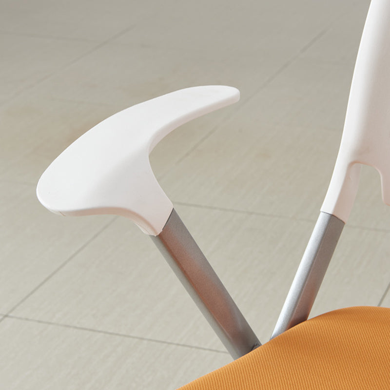 Contemporary Conference Chair Metal Frame Office Chair with Arm Clearhalo 'furn' 'furn_office_chair' 'Furniture' 'Office Chairs' 'Office Furniture' 'office_chair' 6801080