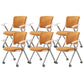 Contemporary Conference Chair Metal Frame Office Chair with Arm Orange 6 Piece Set Clearhalo 'furn' 'furn_office_chair' 'Furniture' 'Office Chairs' 'Office Furniture' 'office_chair' 6801089