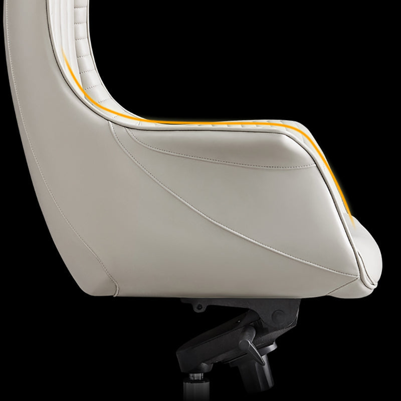 Vaste wapenstoel Modern geen pijnlijk lederen ergonomische bureaustoel met wielen