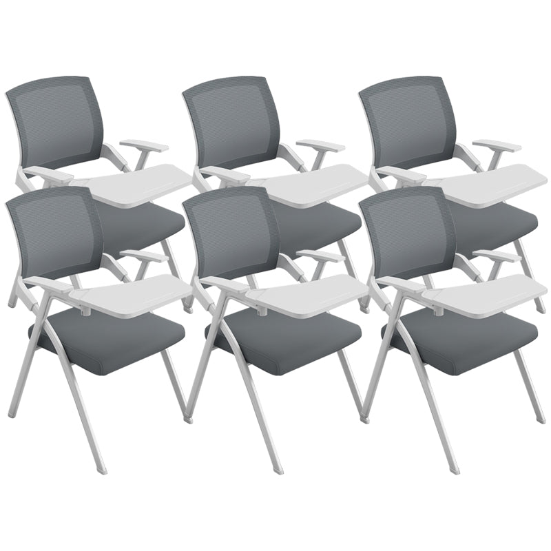 Silla de conferencia de estilo moderno silla de escritorio de metal con brazo para la oficina