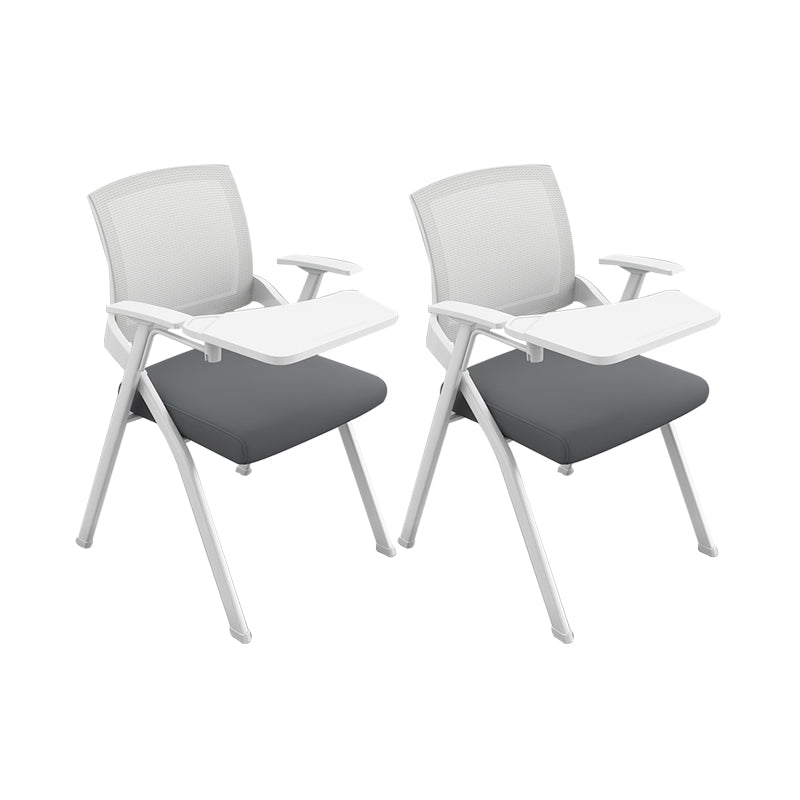 Silla de conferencia de estilo moderno silla de escritorio de metal con brazo para la oficina