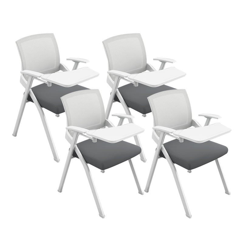 Silla de conferencia de estilo moderno silla de escritorio de metal con brazo para la oficina