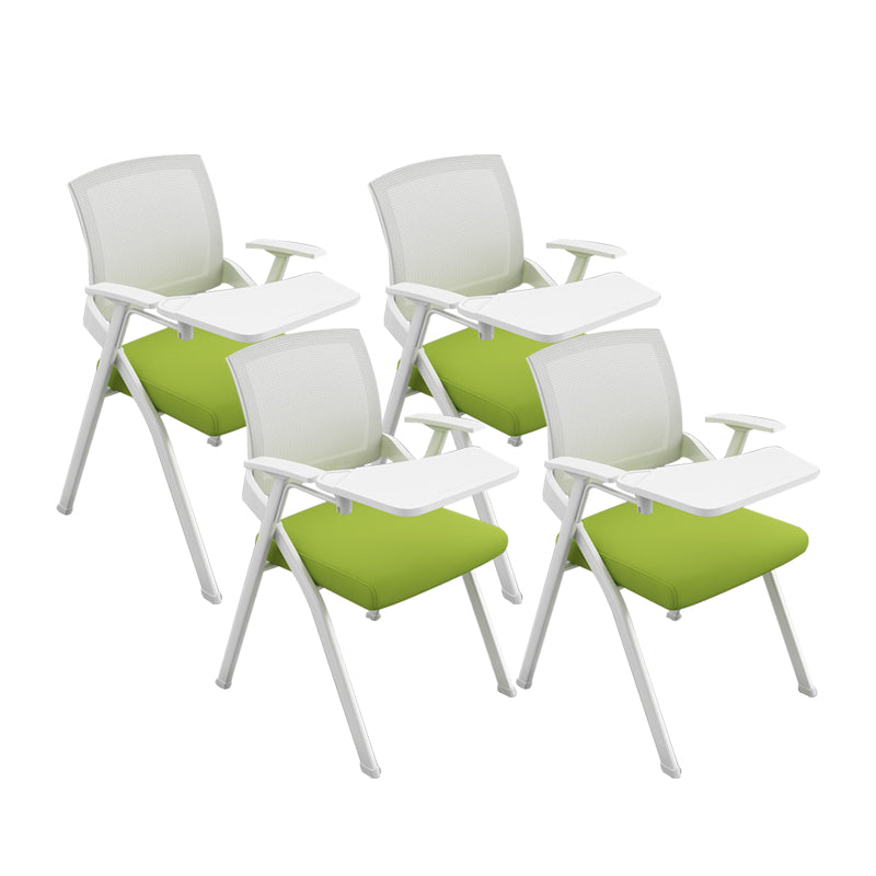 Silla de conferencia de estilo moderno silla de escritorio de metal con brazo para la oficina