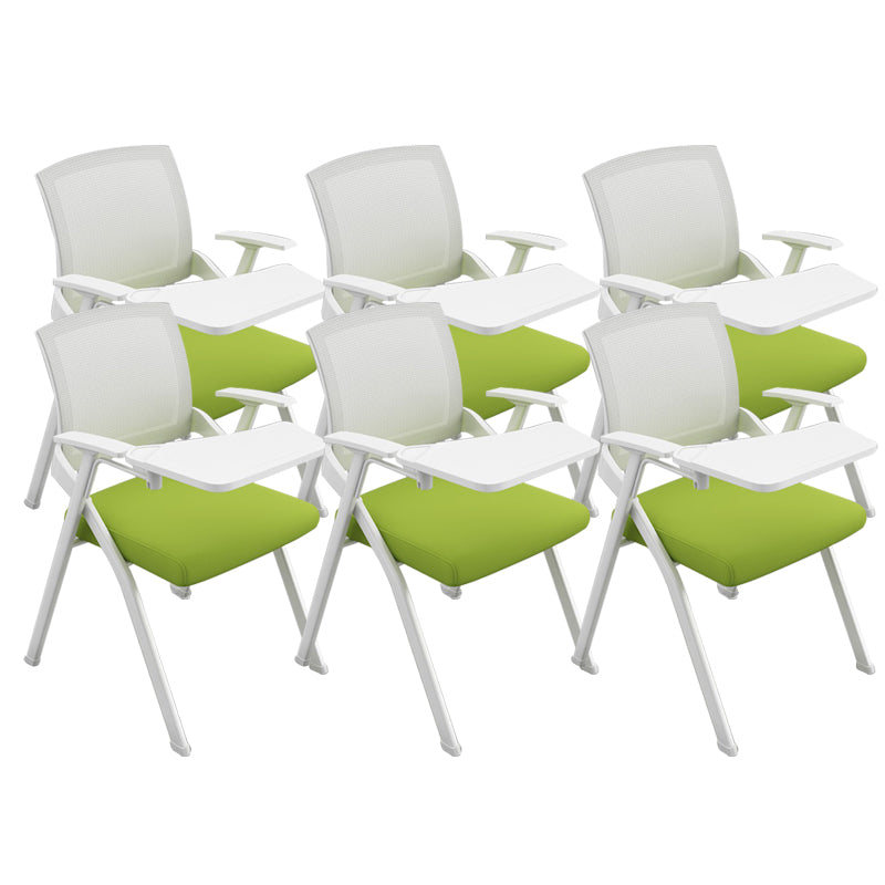 Silla de conferencia de estilo moderno silla de escritorio de metal con brazo para la oficina