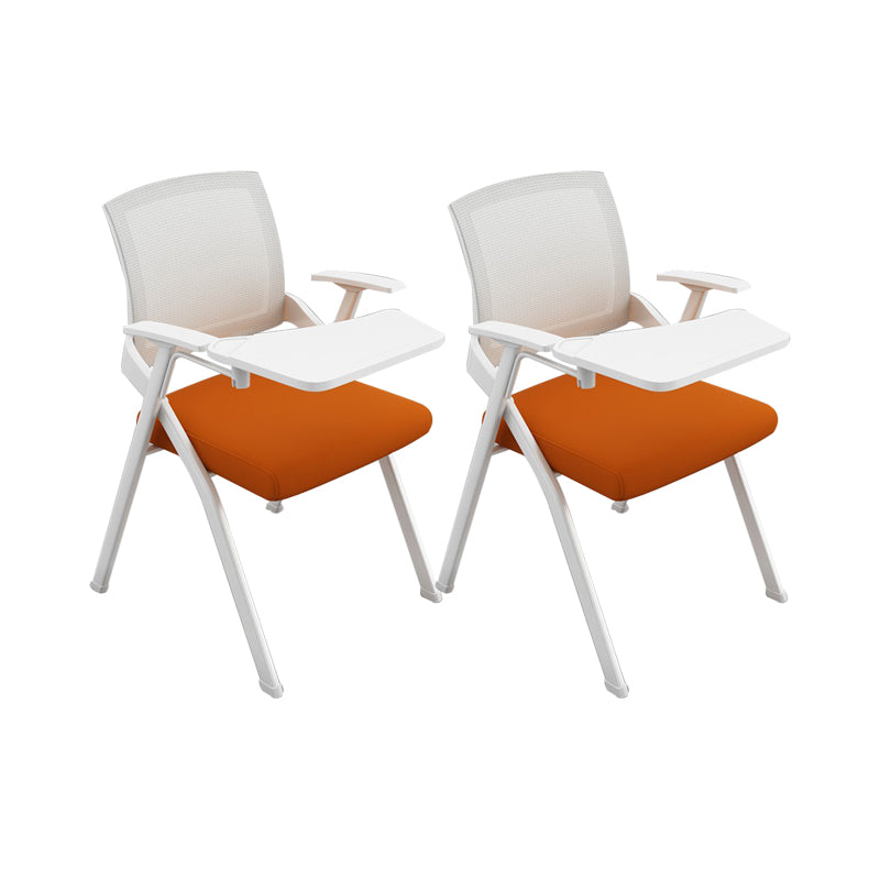 Silla de conferencia de estilo moderno silla de escritorio de metal con brazo para la oficina