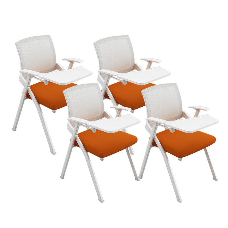 Silla de conferencia de estilo moderno silla de escritorio de metal con brazo para la oficina